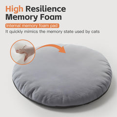 PJYuCien cat bed is machine-washable for easy cleaning.