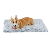 PJYuCien fluffy fleece blanket in grey close-up fur texture for cozy naps