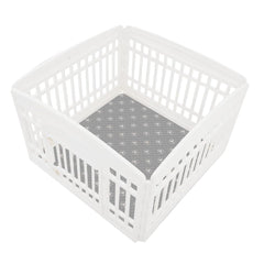 PJYuCien washable dog playpen mat flat view; versatile 36x36 size for many setups.
