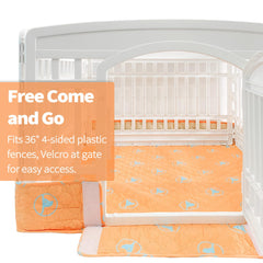 PJYuCien waterproof inner layer keeps surfaces dry during puppy training.