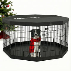 PJYuCien dog playpen bottom pad closeup emphasizes waterproof and washable base