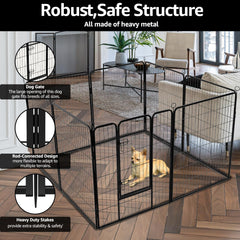 PJYuCien bottom pad keeps floors safe and water-resistant inside the pen.