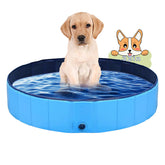 PJZP dog pool foldable compact storage for easy setup and travel.