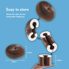 Planatex Kitty Curlz Magic Organ circle-shape boosts paw-friendly play and exploration.
