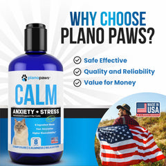 planopaws cat anxiety liquid drops suitable for senior cats