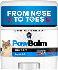 Planopaws lick-safe cat paw balm tube ready for quick paw protection.