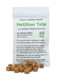 Planted Aquarium Concepts root fertilizer tabs applied near plant roots for steady growth.