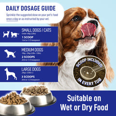 Plaque Banish dog smiles after use