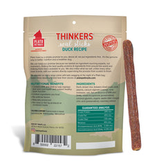 PLATO Thinkers Duck ingredients close-up showing limited ingredients and natural preservation