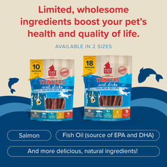 PLATO Thinkers Salmon can be broken into pieces for bite-sized rewards.