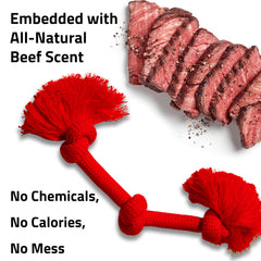 Playology Dri-Tech Rope is easy to clean and machine washable.