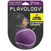 Playology Squeaky Chew Ball main shot showcases durable fetch action.