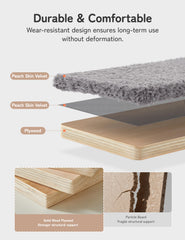 PLEKER solid wood multi-layer construction highlights sturdy support for daily climbing and perching.