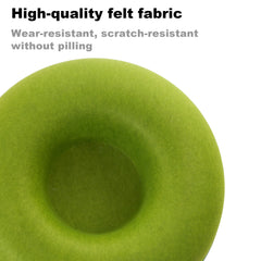 PLIISLUP cat tunnel bed green with three toys close-up emphasizes built-in play options