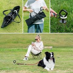 PLSEFRO 16mm iron rod provides sturdy installation for large dogs