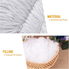 Large Cat Bed donut design with raised edge provides a calming, secure resting space.