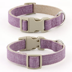 Correa de Plutus Pet en lavanda resistente para paseos diarios.