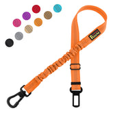 Plutus Pet dog seat belt carabiner clip for secure car rides.