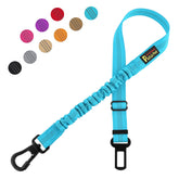 Plutus Pet dog seatbelt carabiner-clip secures your pup on car rides.