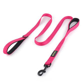 Plutus Pet double-handle leash 6ft with dual grips for versatile control on walks.