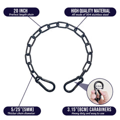 PNKPET stainless steel carabiner demonstrates smooth operation for easy attachment