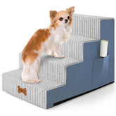 POCBLUE dog stairs bed-side fit enables easy bed access for small dogs