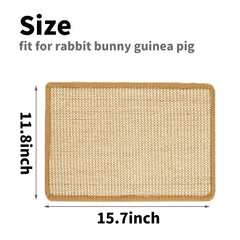 PODOO two-pack cage mats with non-slip backing keeping surfaces stable.