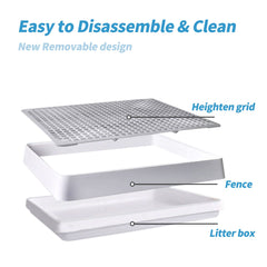 PODOO Odor-Resistant Plastic — helps keep the cage area smelling fresher between cleanings