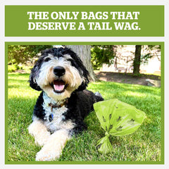 Pogi's Dog Poop Bags opening side demonstrated for smooth detachment