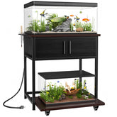 POKIPO fish tank stand top view with spacious surface for 20-29 gallon tank