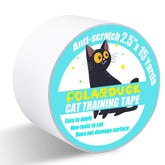 Polarduck cat-scratch-tape strip closeup showing a transparent deterrent to scratching.