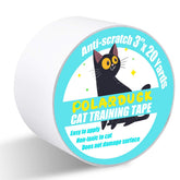 Polarduck cat scratch tape transparent roll; discreet deterrent for furniture protection.