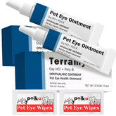 POLKA Terramypol eye ointment pack of 2 tubes enables easy routine care.