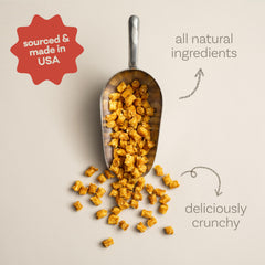 Polkadog Chicken Littles bite-size crunch ideal for frequent rewards.