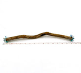 Polly's full-length hardwood bird perch 14-inch — sturdy resting perch for active birds.