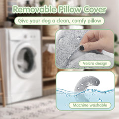 POMESEA Machine-washable design makes cleaning quick after paws and fur.