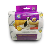 PoochPad Original pack of 2 leakproof potty pads with strong absorption.