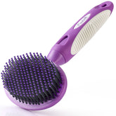 POODLIE cepillo redondo con cerdas para perros y gatos, eliminación de pelo suelto.