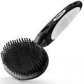 POODLIE Round Bristle Brush closed bristles for gentle detangling and sensitive skin.