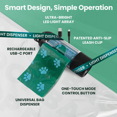 Poop Mate waterproof shell demonstrates rugged durability in all weather conditions.