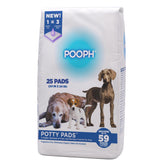 POOPH Potty Pads absorption-59oz for mess-free floors and quick cleanup.