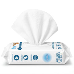POOPH Pure Wipes pack shot for quick, fragrance-free odor control