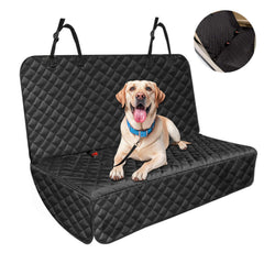 Popbark back-seat-cover waterproof Oxford fabric protects from spills.