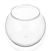 POPETPOP Betta bowl front view shows a clear, space-efficient home décor centerpiece