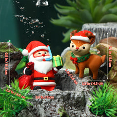 POPETPOP bright resin decor enhances festive color in any small aquarium.