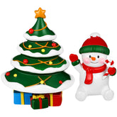 POPETPOP Christmas aquarium snowman decorative figure enhances festive appeal in your fish tank