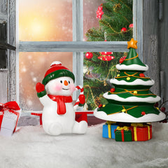 POPETPOP Christmas aquarium tree brightens tank with seasonal color and charm