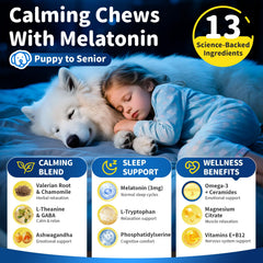 POPPAW dog melatonin chews close-up of bacon flavor for tasty nightly calm.