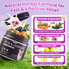 Poppaw omega-3 blend emphasizes coat health and hydration