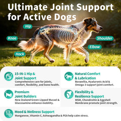 Poppaw soft-chews-chicken shows tasty chicken flavor for easy daily dosing.